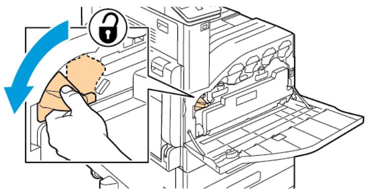 XEROX VERSALINK C7000N - Nettoyage des lentilles des têtes d'impression - 3
