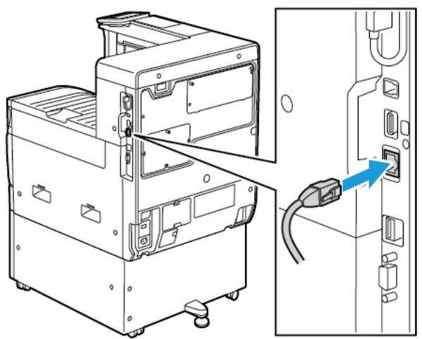 XEROX VERSALINK C7000N - Retrait de l'adaptateur réseau sans fil - 6