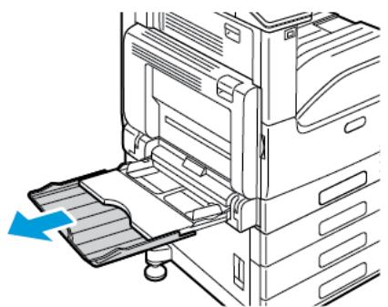 XEROX VERSALINK C7000N - Chargement du papier dans le département manuel - 2