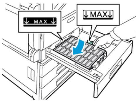 XEROX VERSALINK C7000N - Chargement d'étiquettes dans les magasins 1-4 - 3