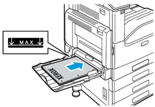 XEROX VERSALINK C7000N - Placez le papier dans le magasin. - 4