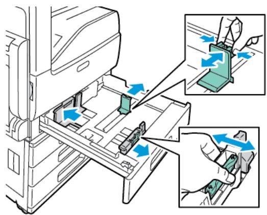 XEROX VERSALINK C7000N - Chargement d'étiquettes dans les magasins 1-4 - 2