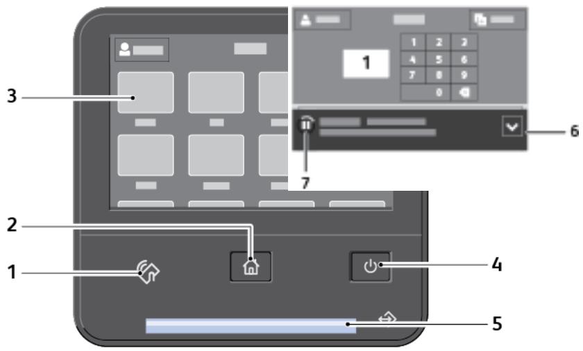 XEROX VERSALINK C7000N - Panneau de commande - 1