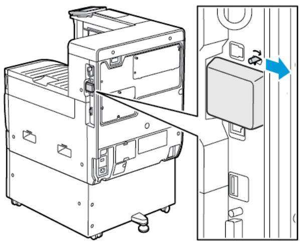 XEROX VERSALINK C7000N - Retrait de l'adaptateur réseau sans fil - 4