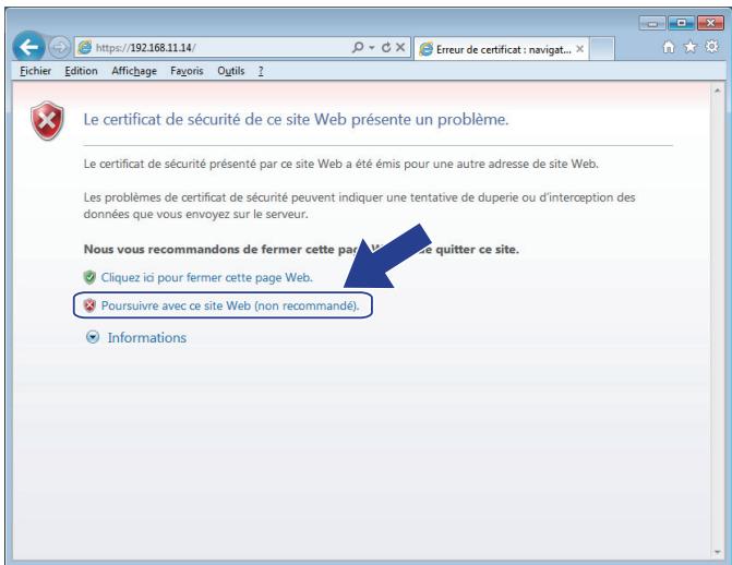 BROTHER HL-L2312D - Installer le certificat auto-signé pour les utilisateurs windows munis de droits d'administration - 4