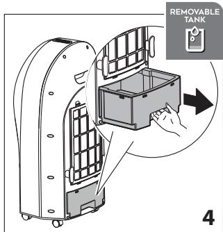 DELONGHI EV250.BK - Enfriamiento/humidificación - 1