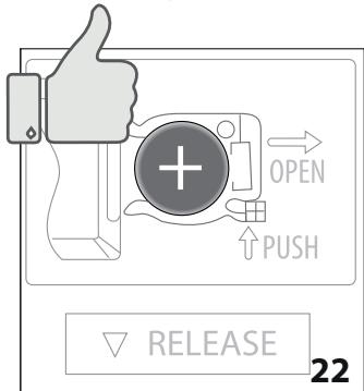 DELONGHI EV250.BK - Changing the battery of the remote control - 2
