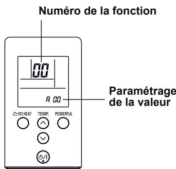 FUJITSU ASYG14LMCE - Paramétrage de la télécommande - 1