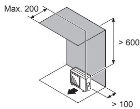 FUJITSU ASYG14LMCE - Dessus de l'unité extérieure couvert - 1