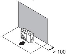 FUJITSU ASYG14LMCE - Dessus de l'unité extérieure non couvert - 1