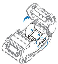 CITIZEN CMP-25L - Roll Paper installation - 1