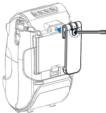 CITIZEN CMP-25L - Belt Clip Usage - 2