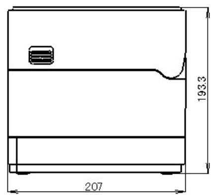 CITIZEN CL-E300 - External Dimensions*6 - 6