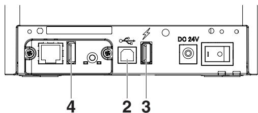 CITIZEN CL-E300 - Connecting a USB Device - 2