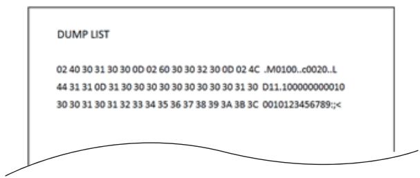 CITIZEN CL-E300 - HEX Dump Mode - 1