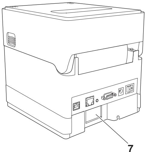 CITIZEN CL-E300 - Rear of Printer - 2