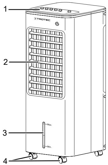 TROTEC PAE 21 - Représentation de l'appareil - 1