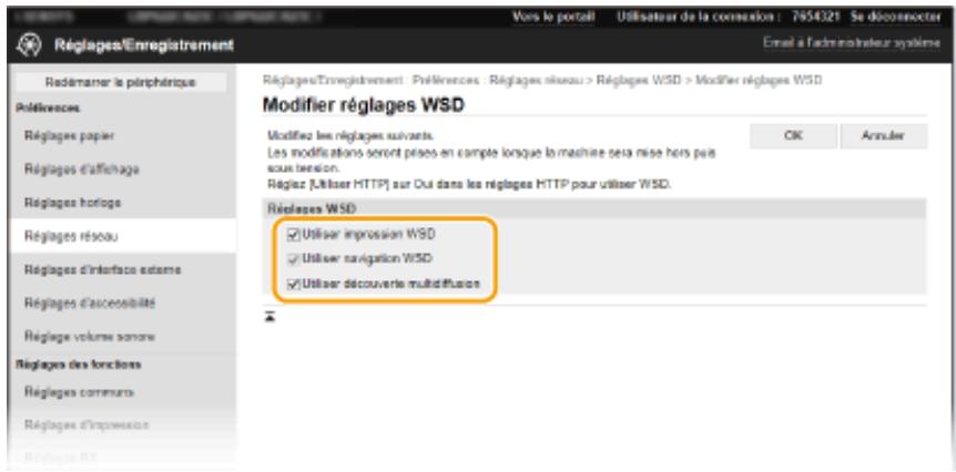 CANON LBP226DW - ■Configuration du protocole WSD - 1