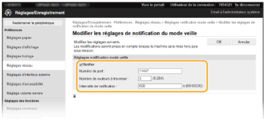 CANON LBP226DW - ■Notification d'un logiciel de gestion des périphériques de l'alimentation de l'appareil - 1