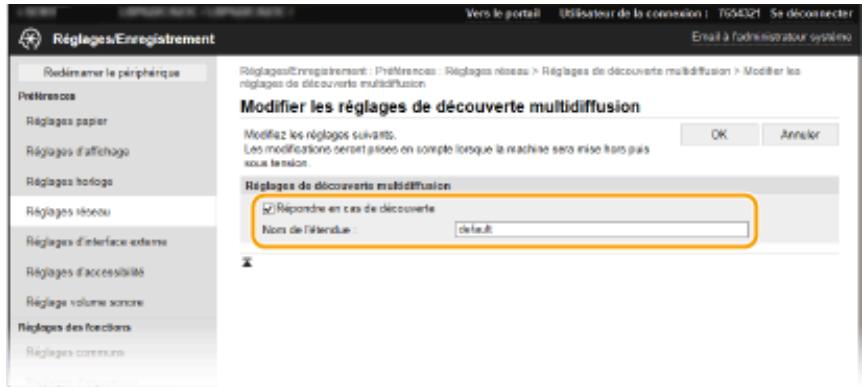 CANON LBP226DW - ■ Spécification de la découverte des périphériques multidiffusion - 1