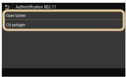 CANON LBP226DW - Configuration de la connexion par la définition des réglages détaillés - 2