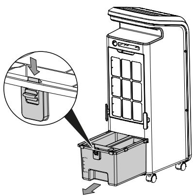 TROTEC PAE 26 - Nettoyer le réservoir d'eau - 1