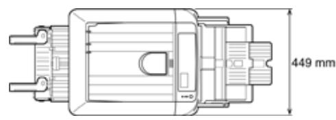 OKI C834DNW - Dimensions de l'imprimante - 1