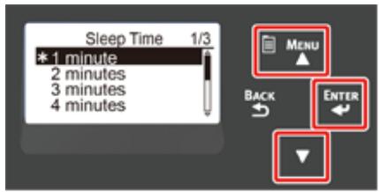 OKI C834DNW - Réglage de la période avant d'entrée en mode veille - 4