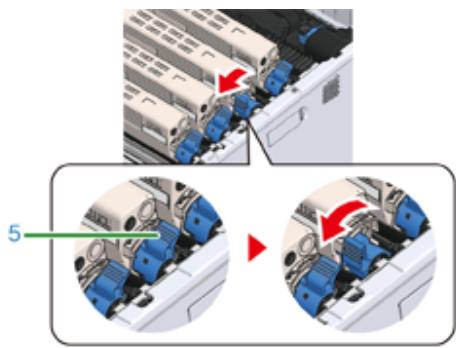 OKI C834DNW - Pour les cartouches de toner C (cyan), M (magenta), Y (jaune) - 5