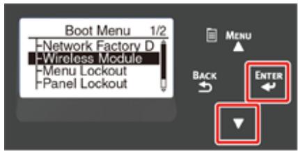 OKI C834DNW - Installation du module LAN sans fil (C824, ES8434 uniquement) - 7