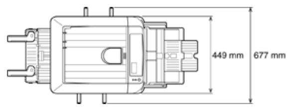 OKI C834DNW - Dimensions de l'imprimante - 4