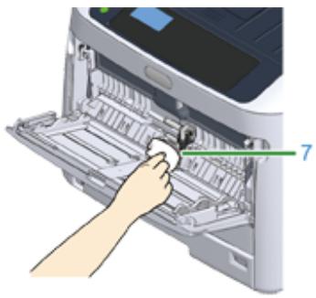 OKI C834DNW - Nettoyage des rouleaux d'alimentation papier (Bac MP) - 9