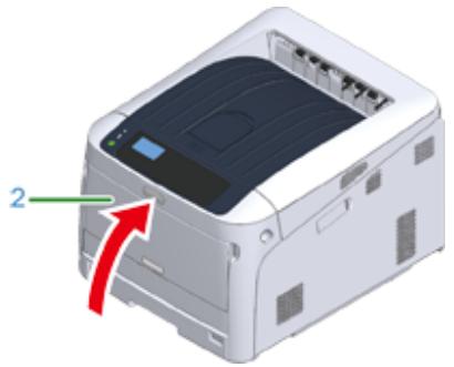 OKI C834DNW - Pour les cartouches de toner C (cyan), M (magenta), Y (jaune) - 14