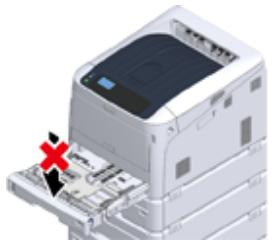 OKI C834DNW - Comment utiliser l'outil de protection contre le basculement - 4