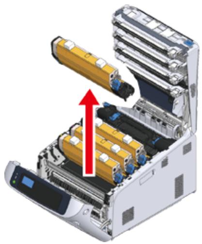 OKI C834DNW - Installation des consommables - 4