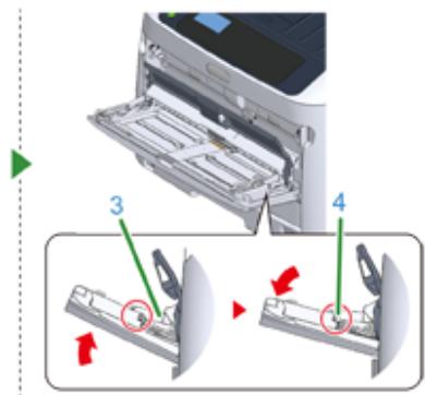 OKI C834DNW - Nettoyage des rouleaux d'alimentation papier (Bac MP) - 14