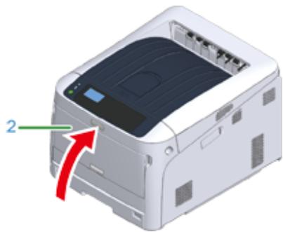 OKI C834DNW - Nettoyage du film de protection - 6