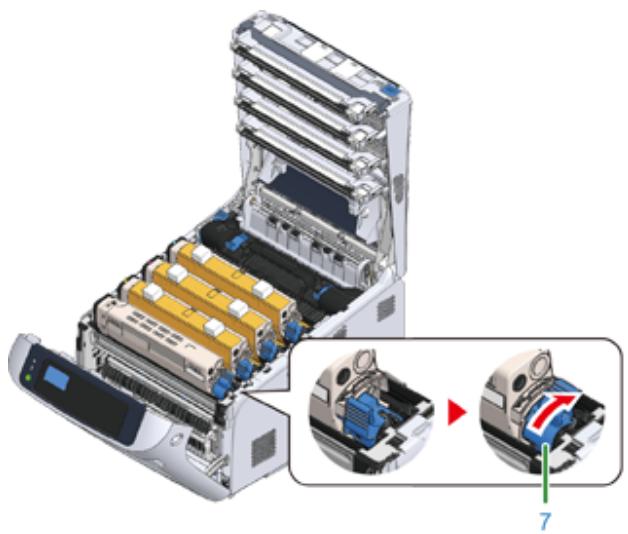 OKI C834DNW - Installation des consommables - 7