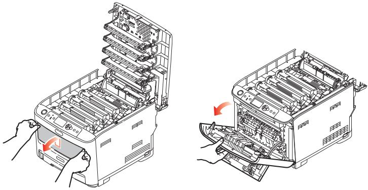 OKI PRO6410 - AVERTISSEMENT ! - 1