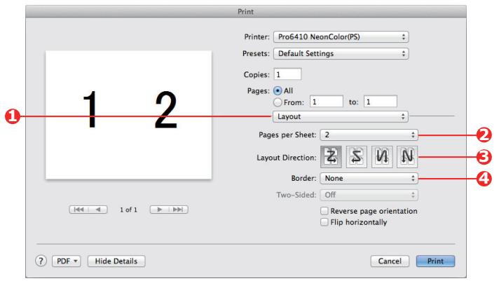 OKI PRO6410 - IMPRESSION DE PAGES MULTIPLES SUR UNE SEULE FEUILLE (IMPRESSION MULTIPLE) - 3