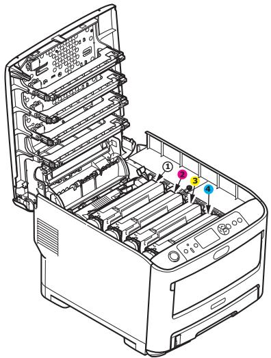 OKI PRO6410 - AVERTISSEMENT ! - 1