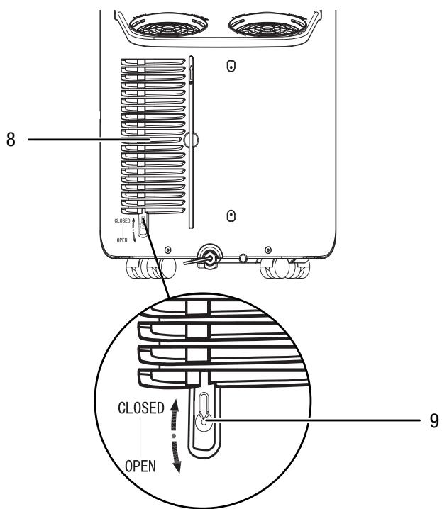 TROTEC PAC 3550 PRO - Raccordement des tuyaux d'alimentation en air et d'évacuation de l'air - 2