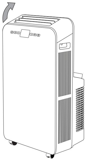 TROTEC PAC 3550 PRO - Réglage des volets de ventilation - 1