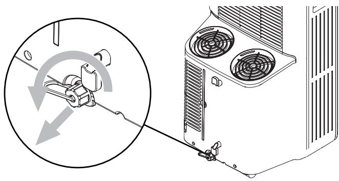 TROTEC PAC 3550 PRO - Vider le condensat (vidage manuel) - 1