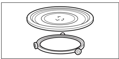 ELECTROLUX EMM21150S - Ensemble du plateau tournant - 2