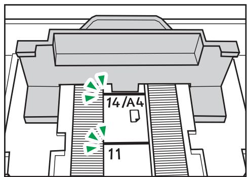 RICOH SP 211 - Chargement de papier dans le magasin 1 - 4