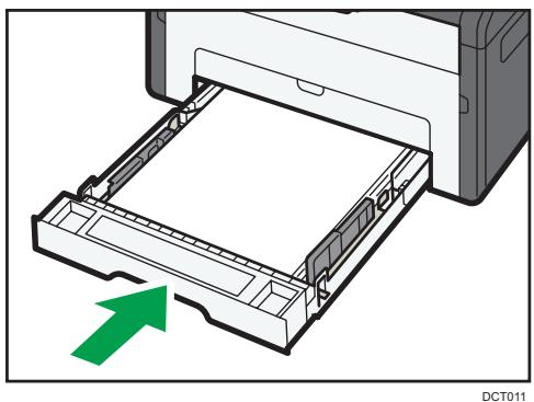RICOH SP 211 - Chargement de papier dans le magasin 1 - 7