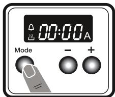 CONTINENTAL EDISON CEF77PIX - Audible warning time adjustment - 1