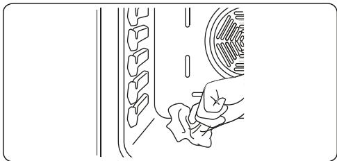 CONTINENTAL EDISON CEF77PIX - Limpieza del interior del horno - 1
