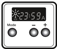 CONTINENTAL EDISON CEF77PIX - Audible warning time adjustment - 3